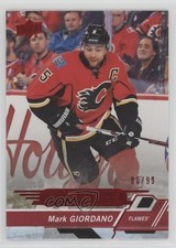 2018-19 Upper Deck Overtime Red Foil 80/99 Mark Giordano #30 5j8
