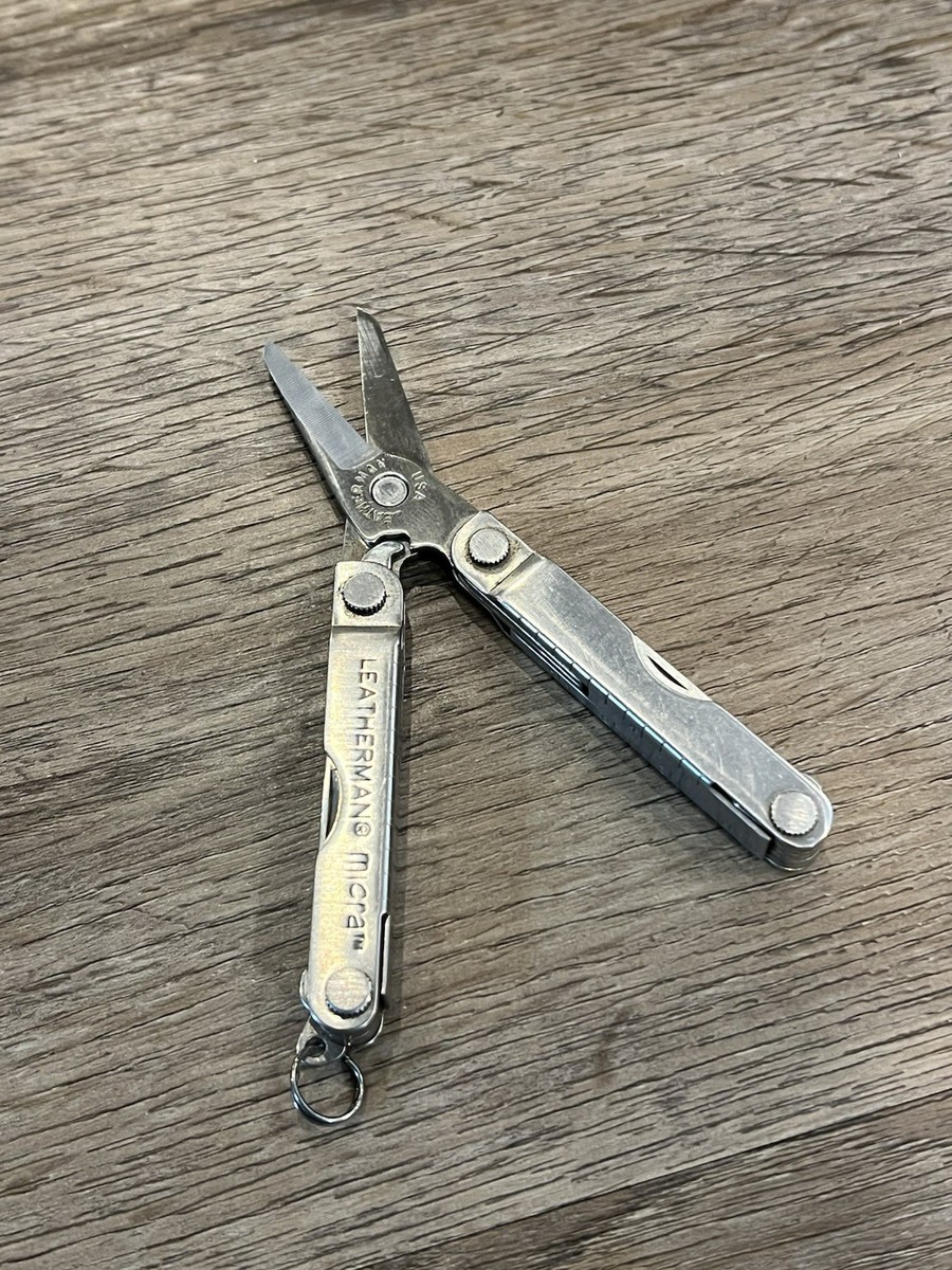 LEATHERMAN Micra Multi-Tool Knife Scissors Works Very Good