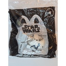 McDonald's 2021 Happy Meal Star Wars First Order Stormtrooper Toy 4 Sealed