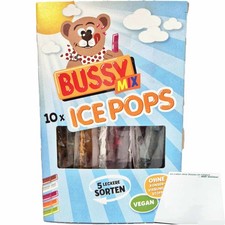 Bussy Mix Schleckdrinks Ice Pops Wassereis mit 5 Sorten 10x40ml MHD 28.02.2024