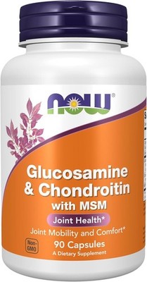 NOW FOODS, GLUCOSAMINE & CHONDROITIN MSM Gelenken 90 Kapseln SUPER PREIS