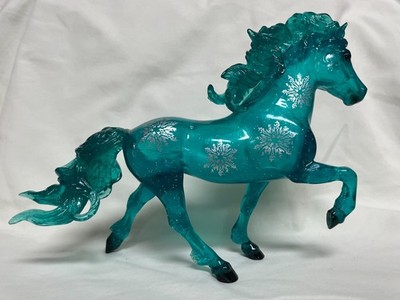 Breyer Blue Clearware 2020 Christmas Web Special Jol Icelandic Horse Decorator