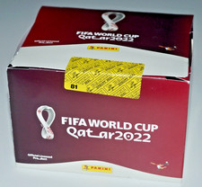 PANINI Mundial Qatar 2022 - Vitrina 100 Paquetes Nuevo/Sellado