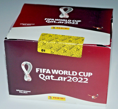 PANINI World Cup Qatar 2022 - Display box 100 packets New/Sealed