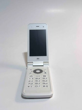 au pantech PT003 Japenese Flip Phone WHITE USED Mint Condition 3G