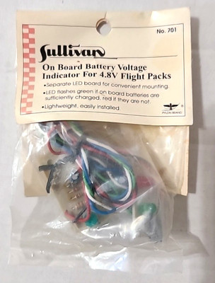 Sullivan 701 Battery Indicator Led Status Indicator 4.8 Flight Packs 