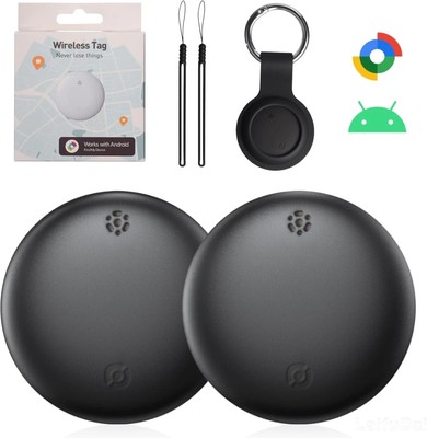 Air Tag-2 Pack: Smart Bluetooth Tracker Item Finder  Works with  Android Find My