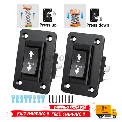 #ad 30A DPDT Momentary Reverse Switch Up Down Polarity Reversing Switch for Trailer $14.75