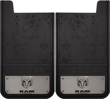 Plasticolor Ram Heavy Duty Rear 12 X 23 Mud Guards 12 X 23 Black