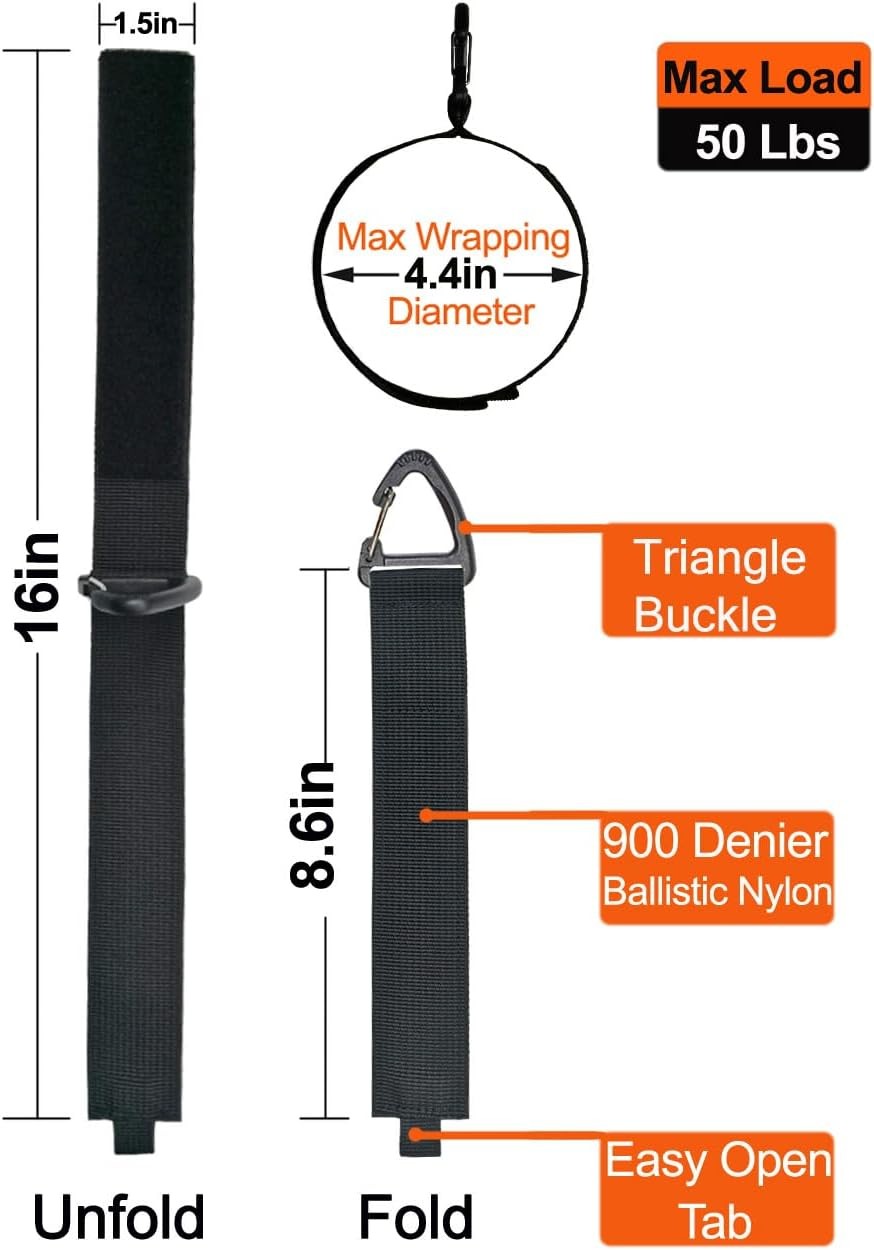 Extension Cord Holder Organizer(4 Pack L), Extension Cord Hanger for Garage Orga