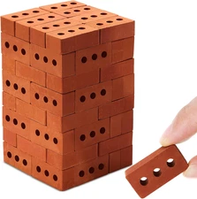 80 Pcs Miniature Mini Bricks Concrete Tiny House Accessories for Kitchen Garden