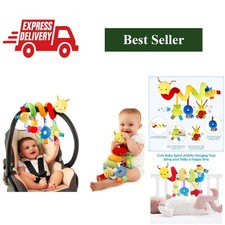 Musical Spiral Crib Toy Baby Rattle Stroller Car Seat Hanging Activity Toy