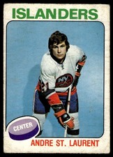 1975-76 O-Pee-Chee *C* Andre St. Laurent Rookie New York Islanders #387