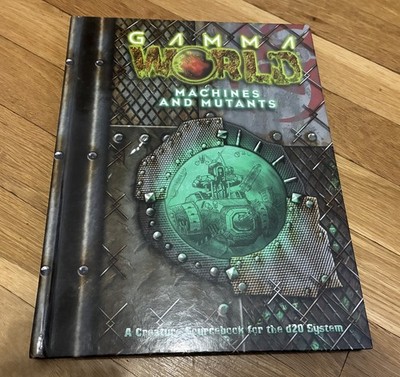 Gamma World Machines and Mutants HC D20 Modern D&D 3.5