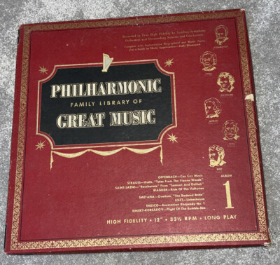 Philharmonic Family Library of Great Music Album #1 Vinyl