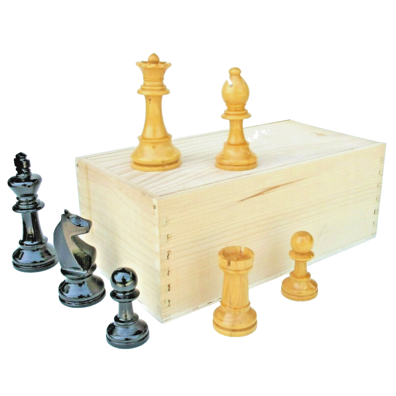 Échecs en buis taille 6 pour remplacer votre vieux jeu de plastique