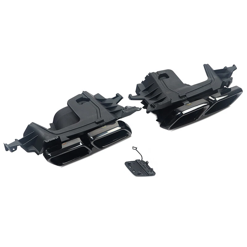 E63 Style Rear Diffuser Exhaust Tips For Mercedes Benz E Class W213 E350 2016-20 Foto 4 de 4