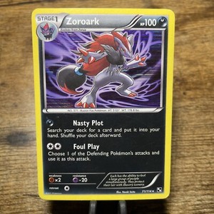 Zoroark 71/114 Holo Rare Black & White Pokemon Card