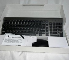Joyaccess KB2US Graphite 2.4G Compact Wireless Keyboard And Mouse, New/ Open Box