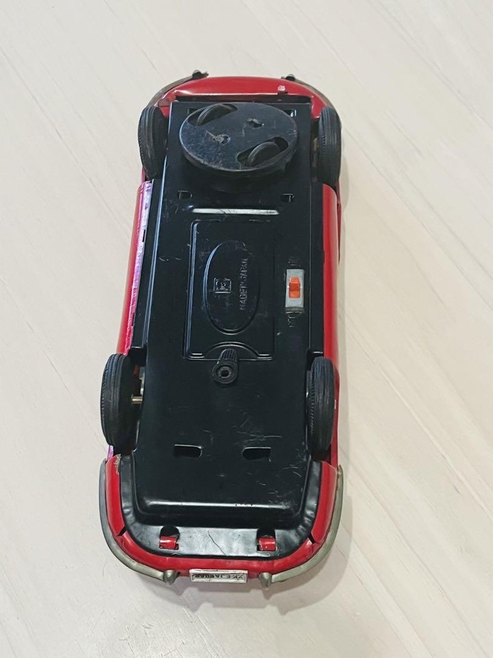 Jaguar XkE Red Tin Toy Car eBay