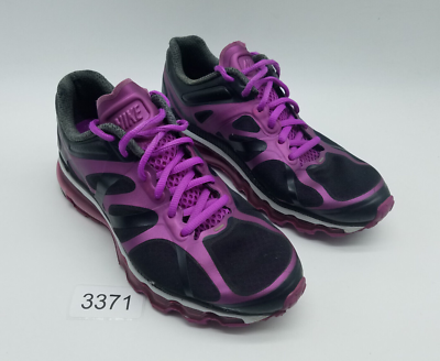 Nike Air Max Plus 2012 Women's Size Running Shoes Black Purple