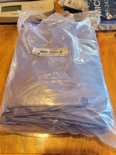 Ansell Edmont 12pk Bib Aprons Blue One Size Fits Most Protective Clothing 3RYT3