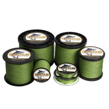 HERCULES Army Green Braided 100M-2000M 6lb-300lb Extreme PE Super Fishing Line