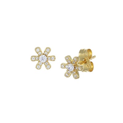 Orecchini A Margherita Con Colibrì In Argento Sterling E Cristallo – Gioiello Naturale Per Donne