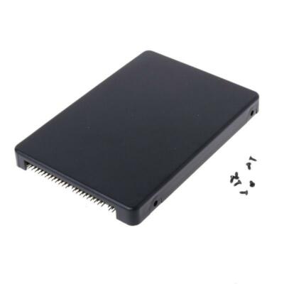 Mini SATA mSATA SSD Hard Disk to 44Pin IDE Adapter with Enclosure Case 2.5'' HDD