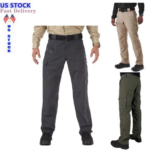 Tactical Mens Cargo Combat Pants Work 