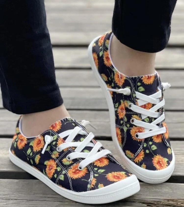 Just Married Floral Garden Sneaker | Over The Moon