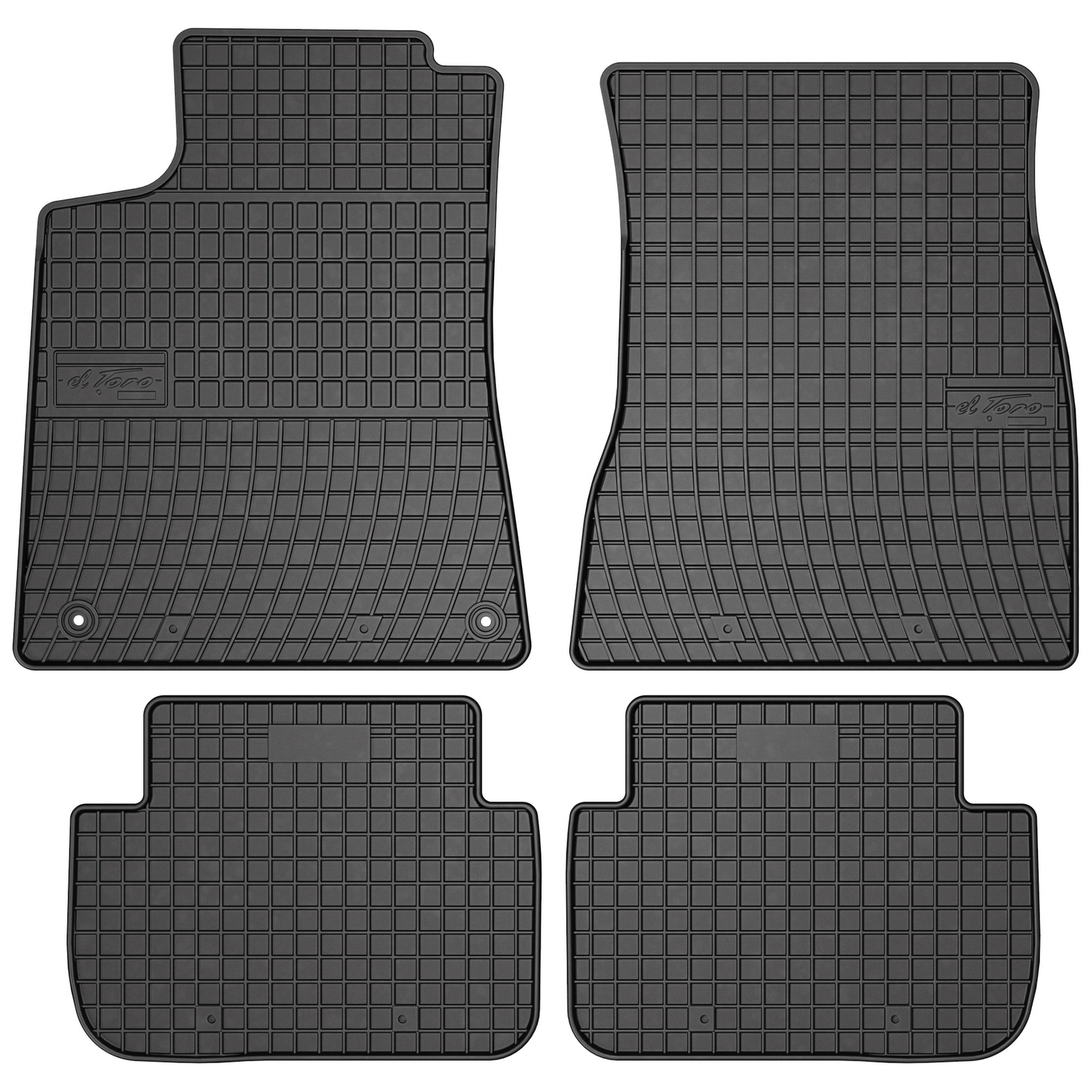 Tapis de sol en caoutchouc pour Mercedes CLK C209, idéal par temps de pluie