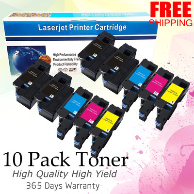 10 x Toner Cartridges For Dell E525W E525w 593-BBJU 593-BBJV 593-BBJW ...