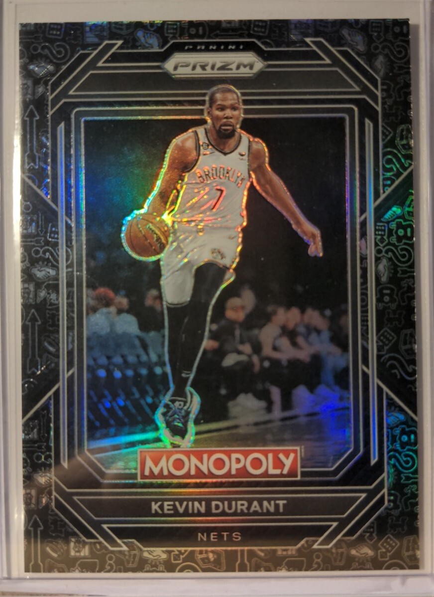 2022-23 Prizm Monopoly #7 Kevin Durant Black Icons