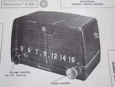 MOTOROLA 59H11U & 59H12IU RADIO PHOTOFACT