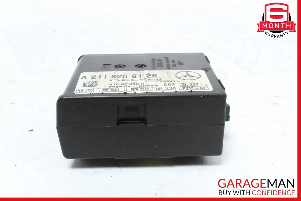 Модуль противоугонной сигнализации Mercedes W203 C240 SL500 CLK320 2118209126 от оригинального производителя - Изображение 2 из 4