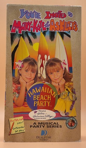 Mary-Kate & Ashley's Hawaiian Beach Party VHS 1996 **Buy 2 Get 1 Free