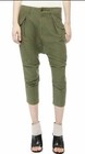 NLST Army 3/4 Length Harem Cargo Olive Pants 27 — photo 3