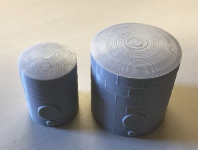 N-Scale oil storage tank grain storage (2) Made In USA Ready To Ship