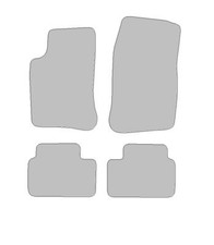 Fußmatten-Set für Opel Vectra B (1995-2002) Deluxe grau