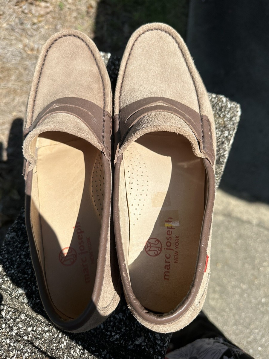Preloved Marc Joseph Tan Suede Loafers Marc Joseph New York Womens Casual Slip on Leather Venetian  main image 2