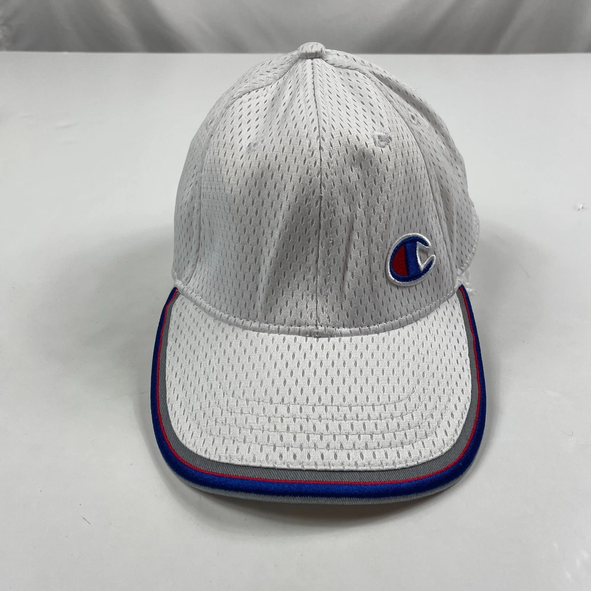 Hat Mens Champion Golf White Breathable eBay Mesh Flex Fit Tennis Cap Small | Outdoors