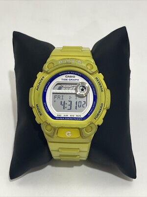 CASIO Baby-G 3265 BLX-101 Tide Graph Water Resistant 20bar W/ New Battery!