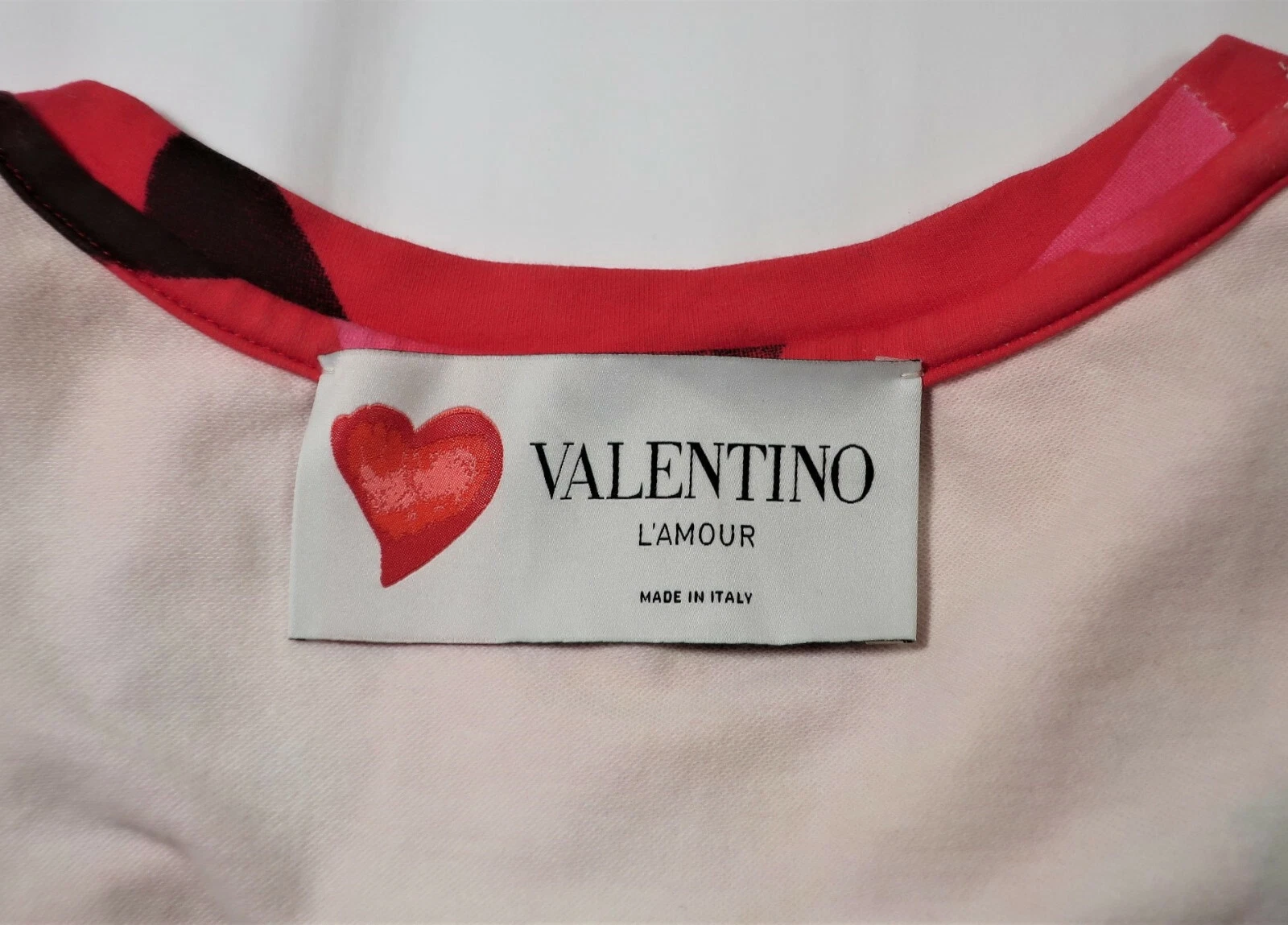 VALENTINO L'Amour Felpa Modal Rossa Maglione Pullover Giacca Small S 40 4 6