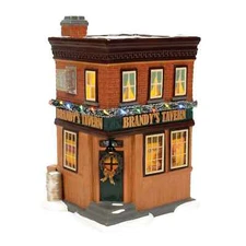 Dept 56 BRANDY'S TAVERN Snow Village 6017437 BRAND NEW