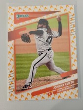 Johnny Cueto On Fire 60/75 2021 Panini Donruss Baseball