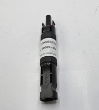 (QTY 3) PV004 In-line Fuse Holder Solar Panel Cable PV Connector 20A DC1000V