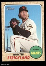 2017 Topps Heritage #505 Hunter Strickland Giants 8 - NM/MT