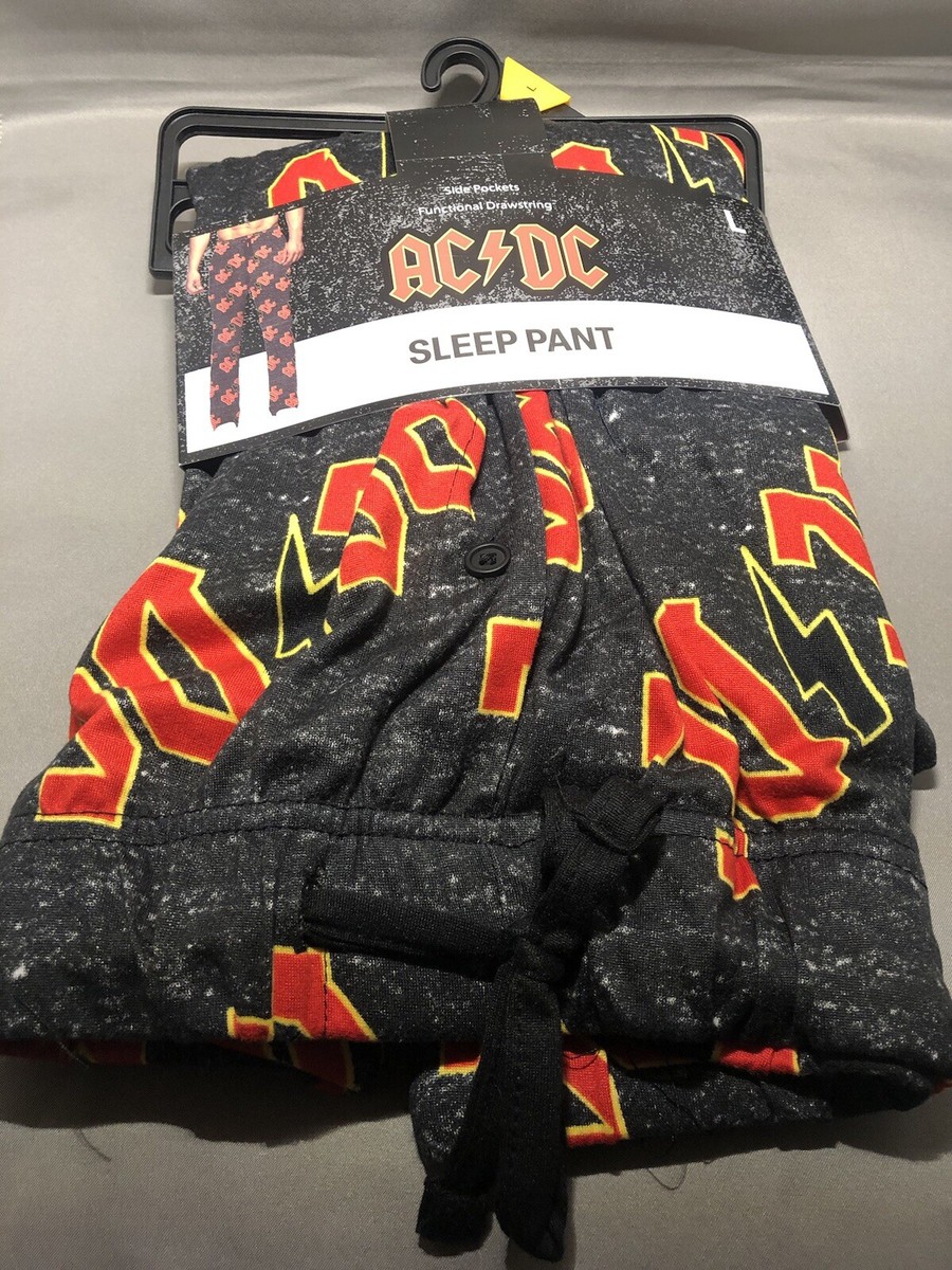 Large AC/DC Nightsky AOP Licensed Sleep Pant / PJ's Men's Licensed