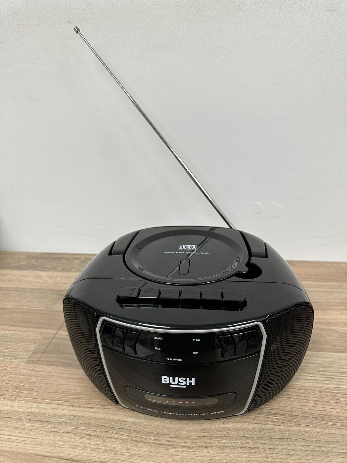 Bush Stereo Boombox Portable CD Cassette Player Retro Tape Recorder FM